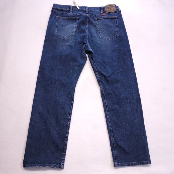 Wrangler Casual Denim Medium Wash Button Zip Jeans Mens Size 38x30 Blue - Picture 8 of 10